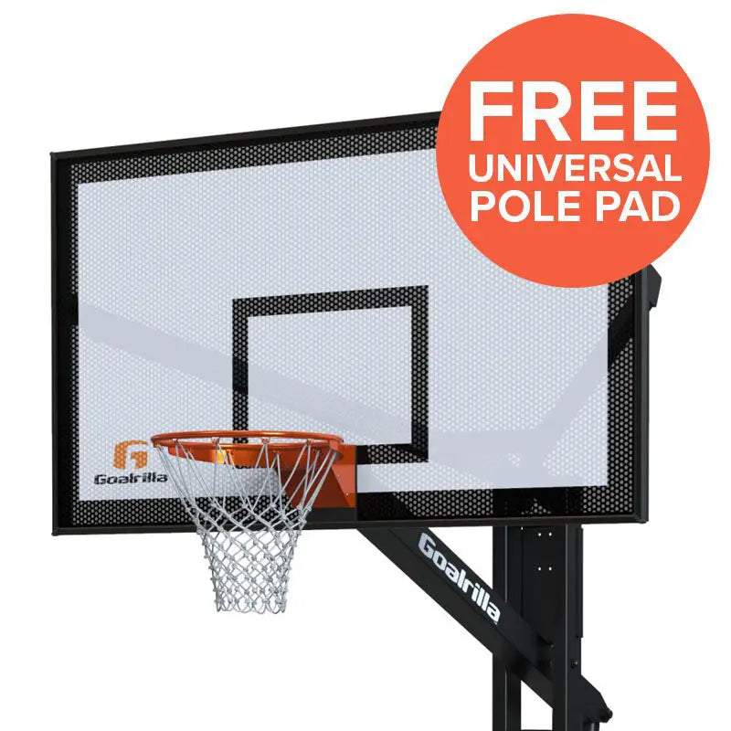 Load image into Gallery viewer, Goalrilla FT72 - 72" In-Ground Perforated Steel Backboard
