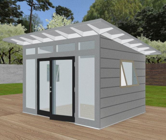 Load image into Gallery viewer, Studio-Shed Solitude 10' × 12'
