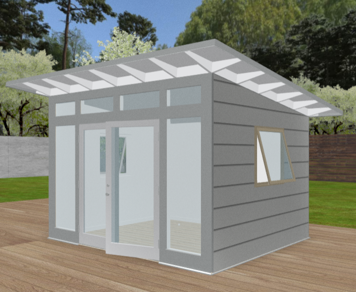 Load image into Gallery viewer, Studio-Shed Solitude 10' × 12'
