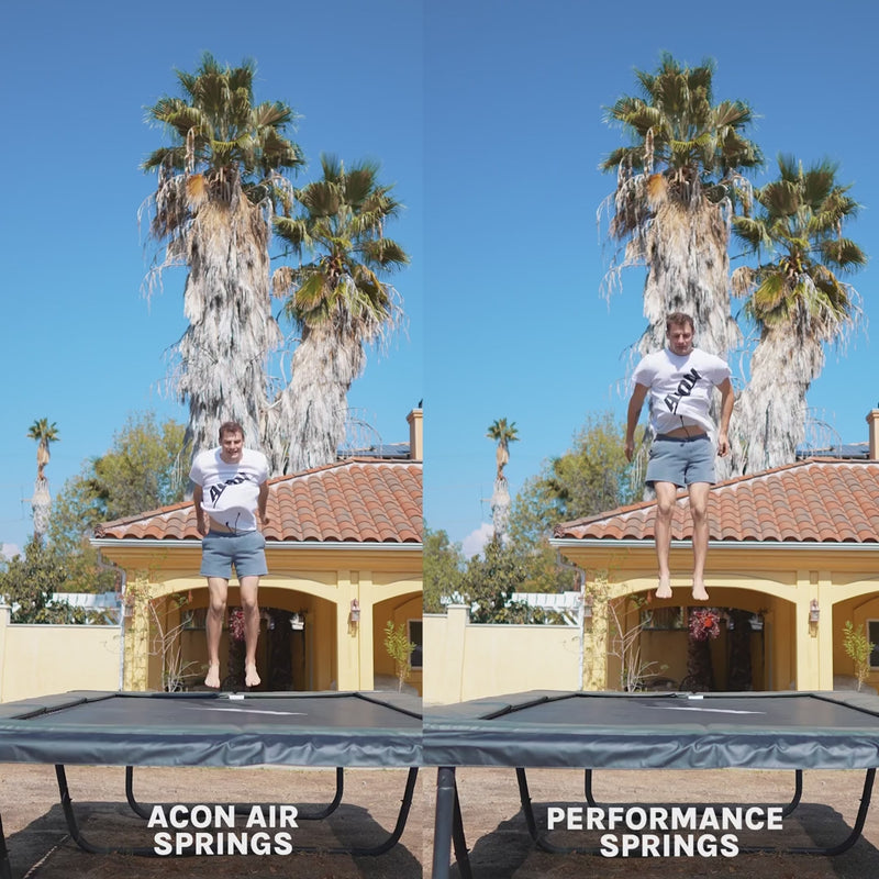 Load and play video in Gallery viewer, ACON Air 16 Sport HD Performance Trampoline with Net and Ladder Lifestyle 1 Marin Backyards

