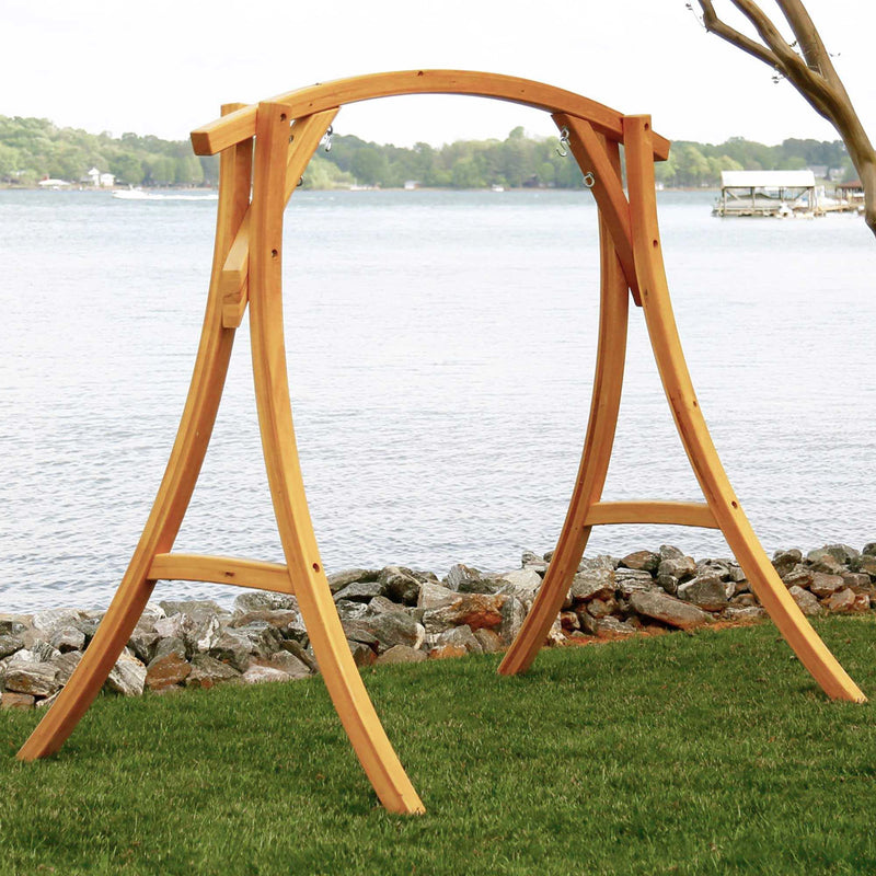Load image into Gallery viewer, Roman Arc Cypress Swing Stand
