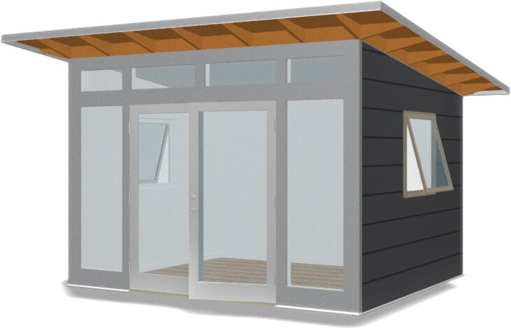 Load image into Gallery viewer, Studio-Shed Solitude 10' × 12'
