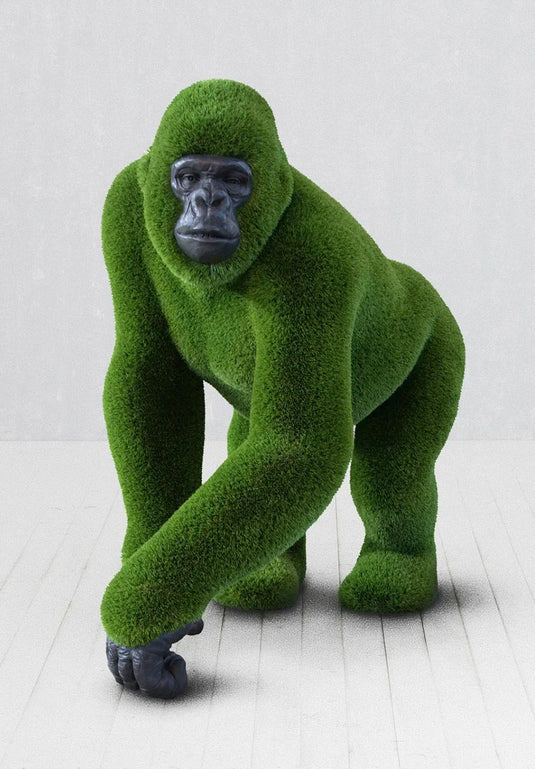 Topiary Female Gorilla w/ Carved Face
