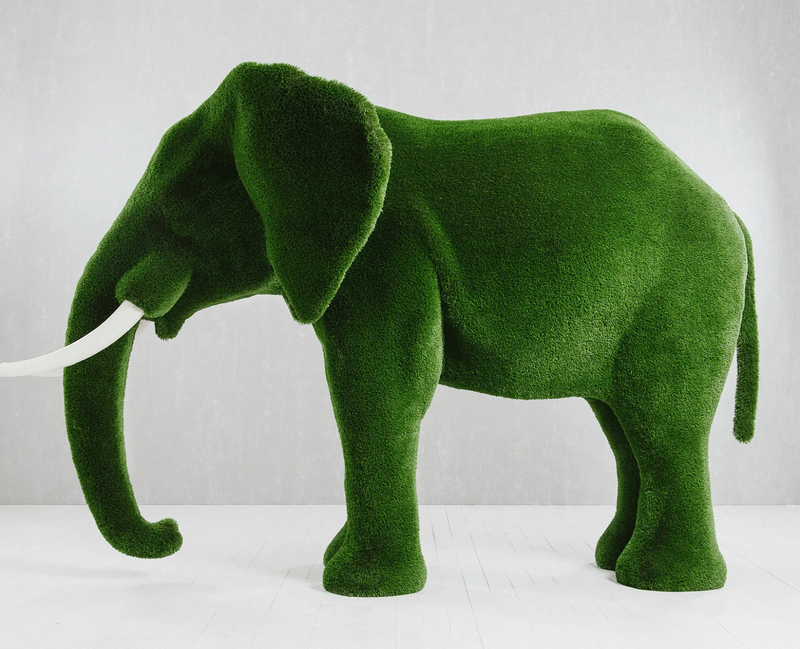 Load image into Gallery viewer, Topiary Large Elephant
