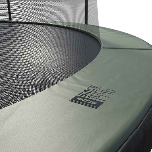 ACON Air 12ft Premium Trampoline  with Net and Ladder Details 1 Marin Backyards