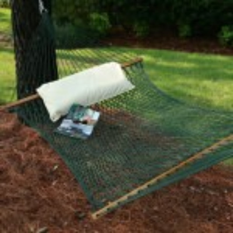 Load image into Gallery viewer, Carolina Hammocks Large WeatherSmart® Rope Hammock - Green 4
