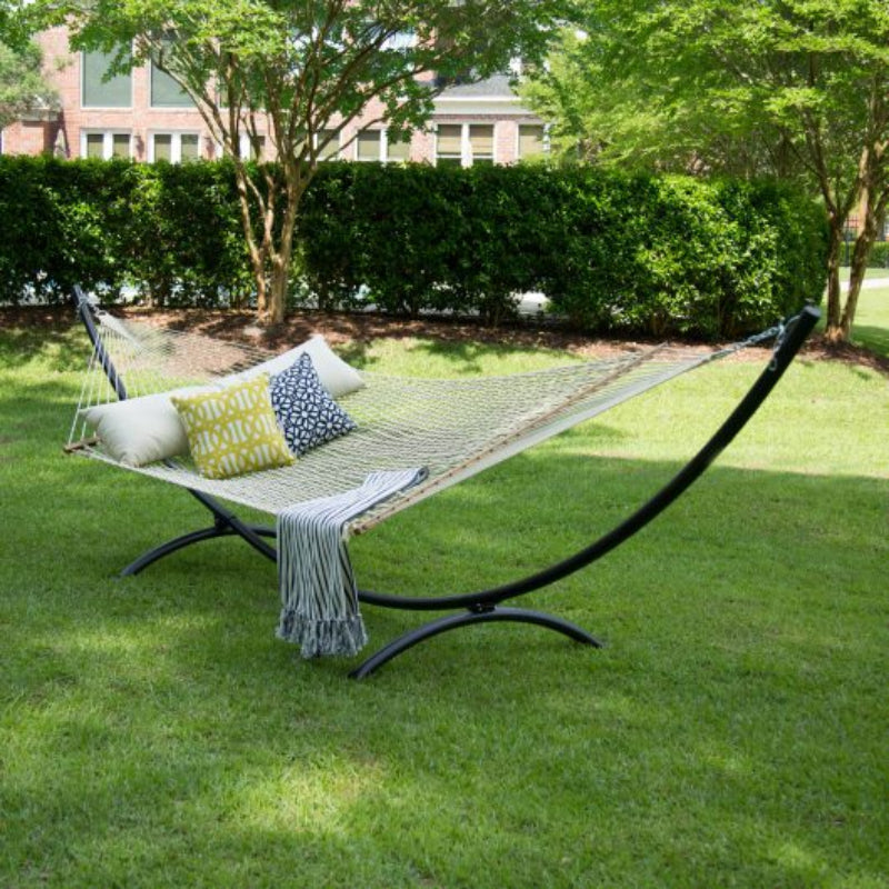 Load image into Gallery viewer, Carolina Hammocks Large WeatherSmart® Rope Hammock - Oatmeal 5
