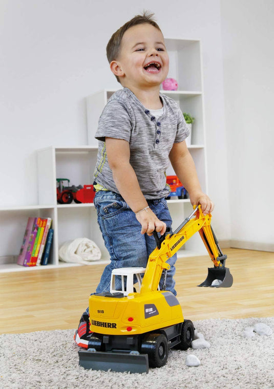 Excavator Toy Truck Liebherr In Action Marin Backyards