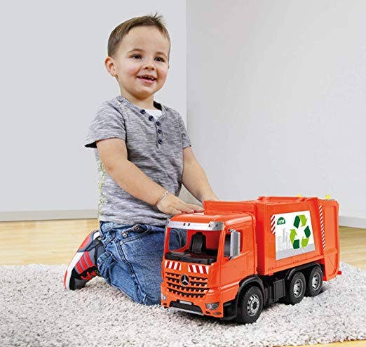 Load image into Gallery viewer, Garbage Truck Toy Mercedes-Benz In Action Marin Backyards

