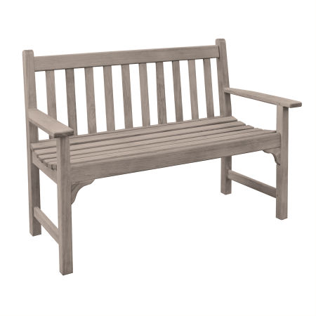 Medium Teak Bench Restoration Service Marin Backyards Gray