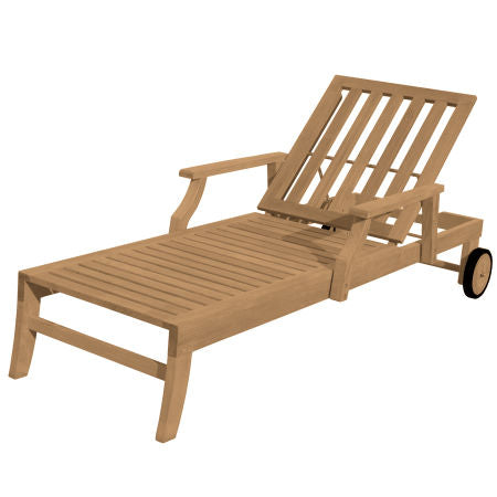 Load image into Gallery viewer, Teak Chaise Restoration Service Marin Backyards
