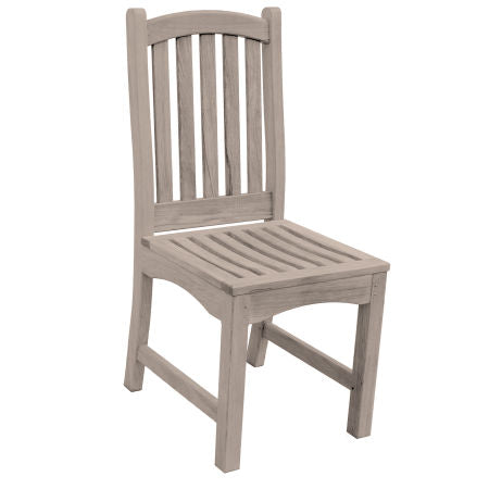 Teak Side Chair Restoration Service Marin Backyards Gray